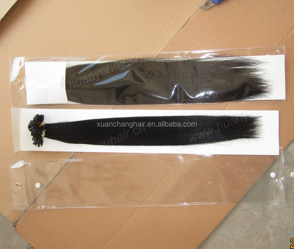 Keratin Hair Extensions Real Pure Human Hair U-Tip Prebonded