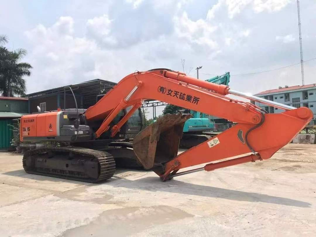 Hot sale excavator second hand used 350 zx350 hitachi excavadora hitachi used excavator auction