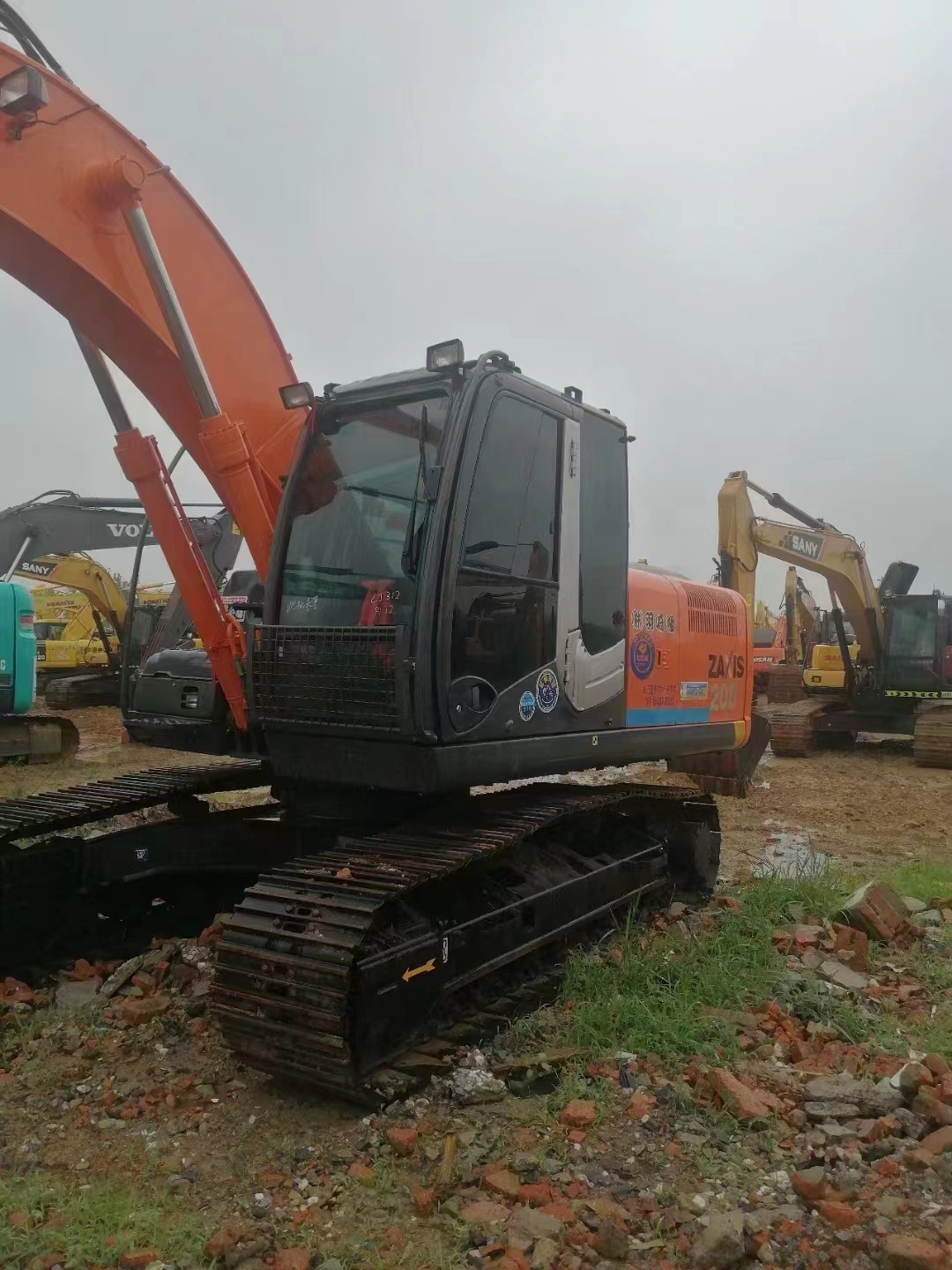 High Performance second hand zx200-3g hitachi excavator used hitachi zx200-5 excavator 20 t for sale