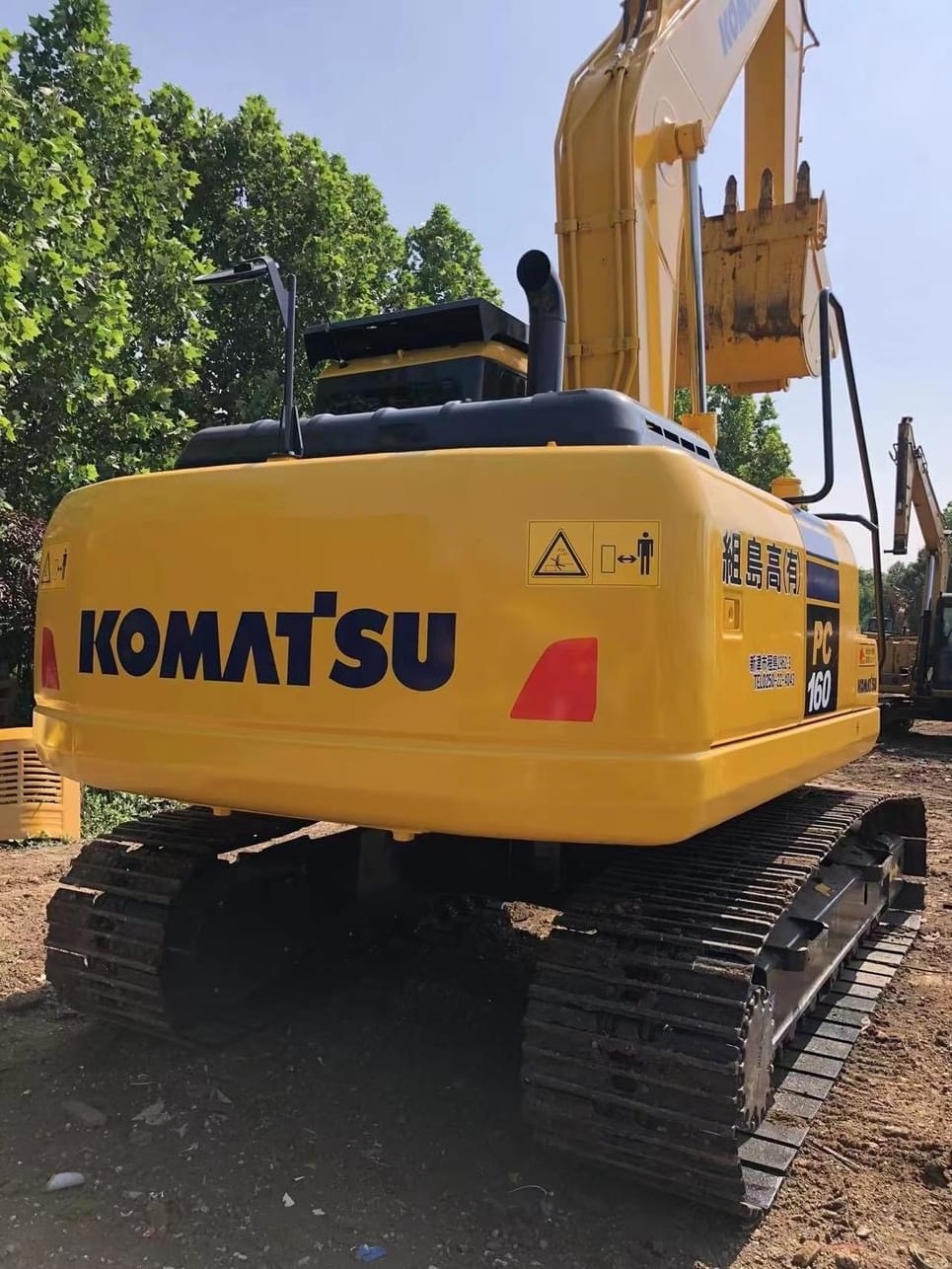 Used 16ton excavator for sale Komatsu PC160 PC160-6 PC160-7 PC160-8 16 ton earth moving digging machine