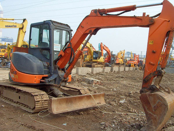 Hot selling used zx55 zx55u excavator machine second hand 5 ton hitachi excavator for sale