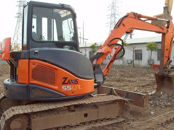 Hot selling used zx55 zx55u excavator machine second hand 5 ton hitachi excavator for sale