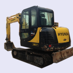 Cheap second-hand original hyundai 60-7 Hydraulic Excavator Crawler Excavator For Sale a low price