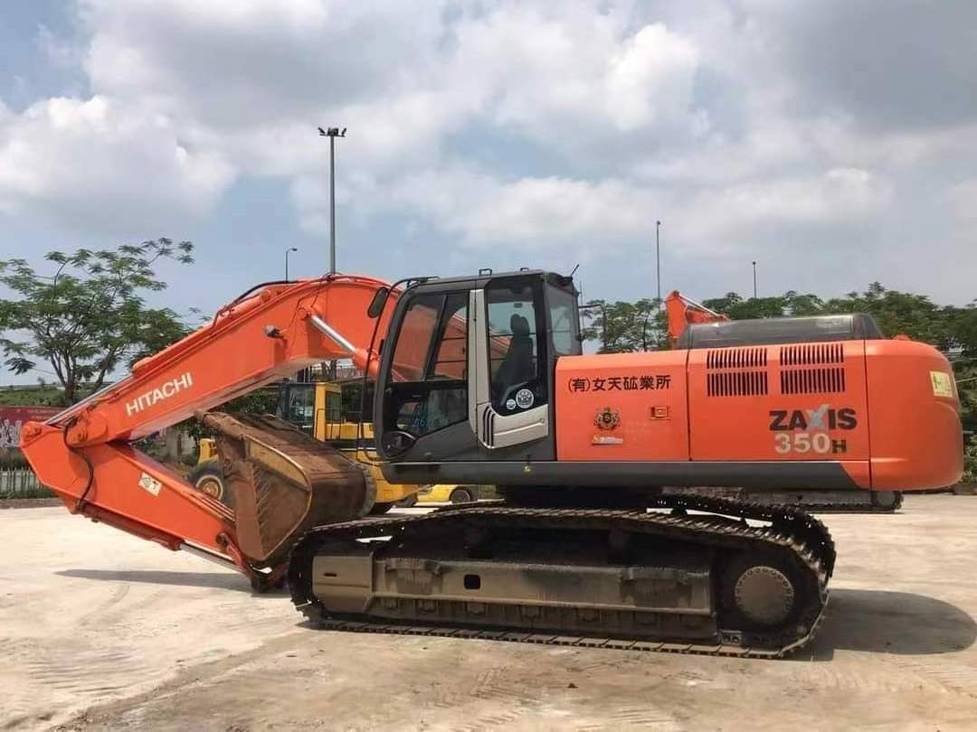 Hot sale excavator second hand used 350 zx350 hitachi excavadora hitachi used excavator auction