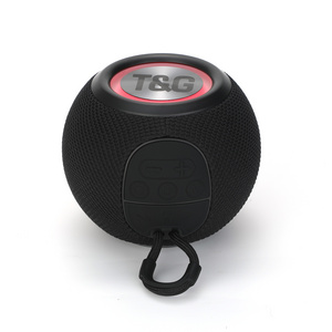 Hot Selling Mini Portable Bluetooth Wireless Speaker TG337 with colorful LED RGB light