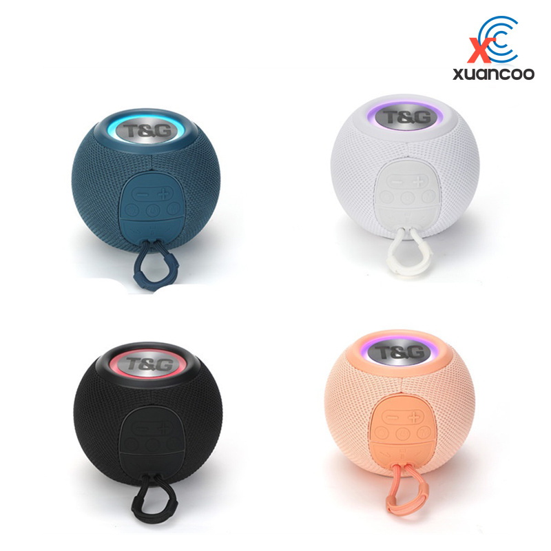 Hot Selling Mini Portable Bluetooth Wireless Speaker TG337 with colorful LED RGB light