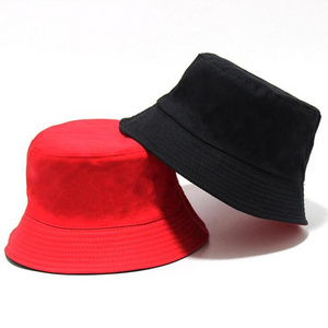 New Summer Bucket Safari Fishing Hiking female high quality cotton reversible stock bucket hat