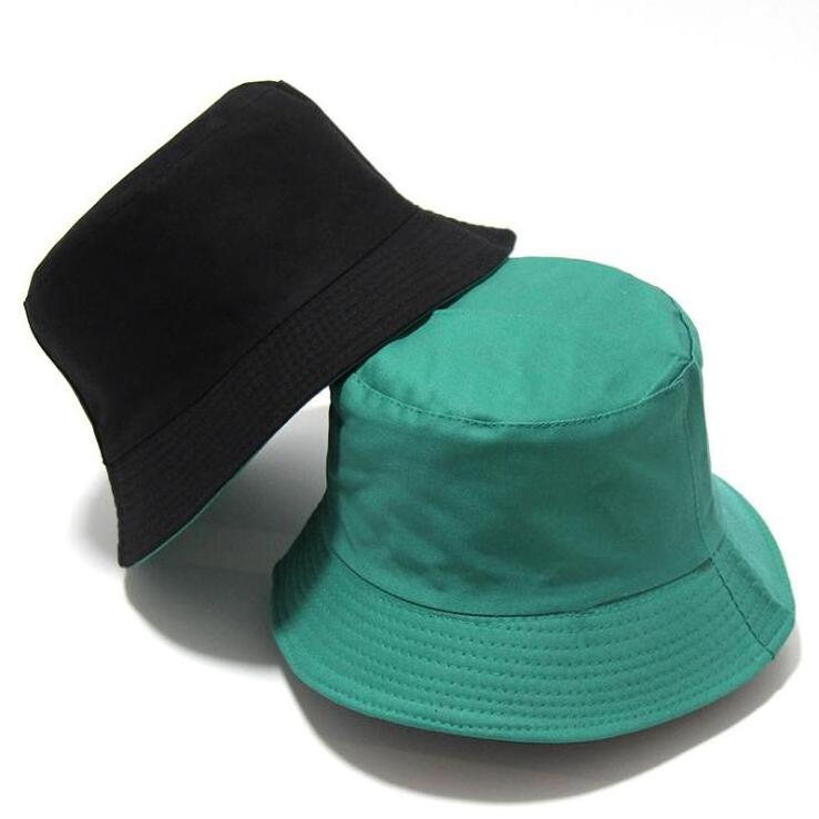 New Summer Bucket Safari Fishing Hiking female high quality cotton reversible stock bucket hat