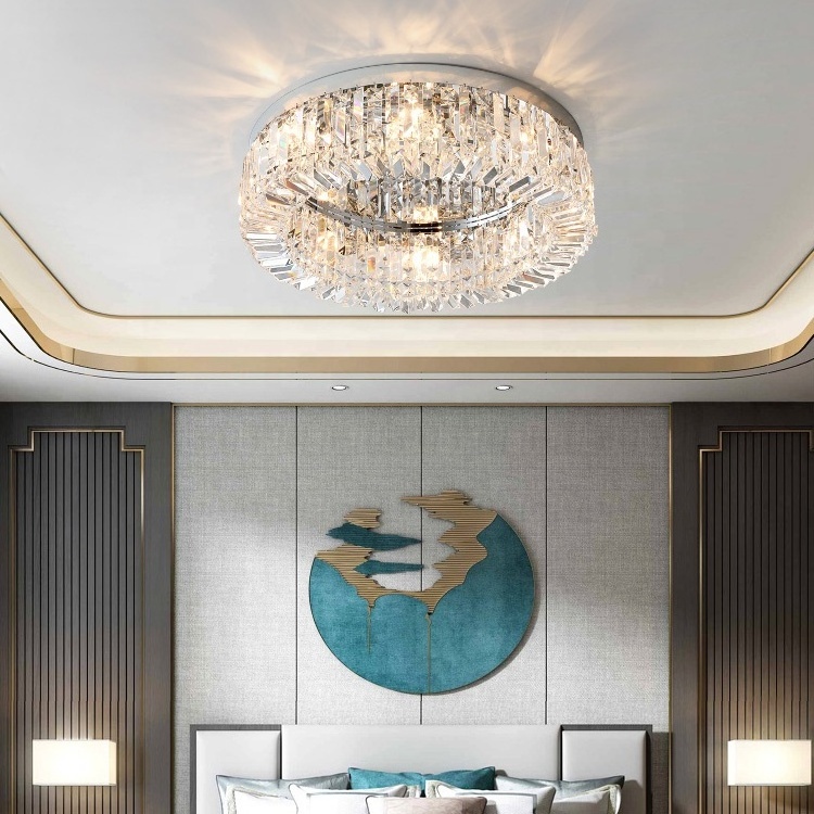 Modern Chandeliers Ceiling Luxury Modern Long Chandelier Led Home Decor Lights Pendant ceiling light