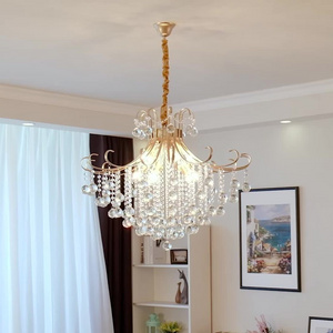 Nordic light luxury balcony corridor small chandelier hallway closet chandelier single-ended European crystal chandelier