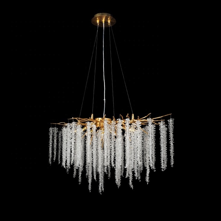 Aluminium Tree Branch luxury  Chandeliers pendant Modern Design Large Living Dining Room Lighting Fixtures For Home Decor