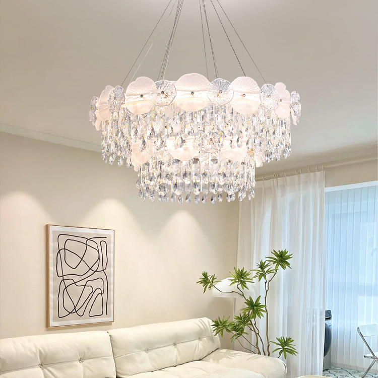 Crystal Chandelier For Dining Room Rectangle Design Kitchen Island Lighting Fixtures Led Pendant Lights