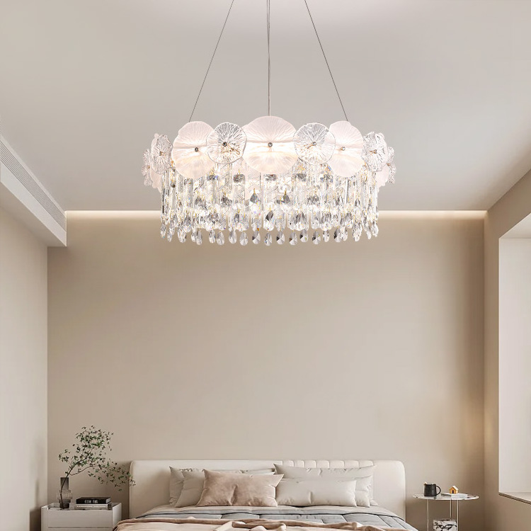 Crystal Chandelier For Dining Room Rectangle Design Kitchen Island Lighting Fixtures Led Pendant Lights