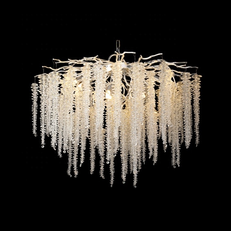 Modern Rectangle Luxury  Chandeliers Pendant Lights Gold K9 Crystal Hanging Lamp For Living Room Villa Hall Restaurant Hanging L