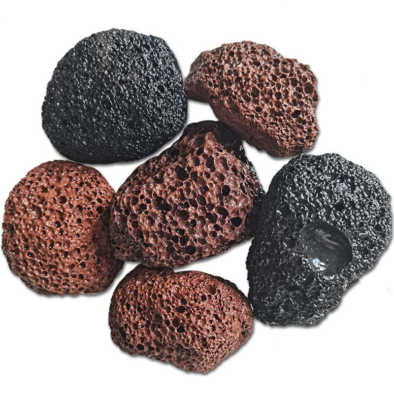 Water Treatment Red Black Pumice Lava Volcanic Rock Natural Stone Volcanic Stones Volcanic Stones