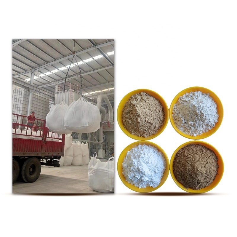 High Quality BentoniteSupplier Price High-Sticky Yellow White Bentonite Clay Powder Industrial Use for Well Drilling Casting