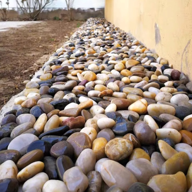 Factory Wholesale Mixed Natural Small Polished River Pebbles Stone Rocks Resin Bond Gravel Garden Glow Stones With Cheap Price