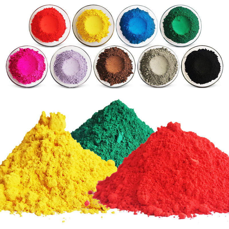 Bulk Iron Oxide Red Yellow Cosmetic Grade Pigment Powders Black Iron Oxide 130 190 Dark Red Color 120 for Paint Ceramic Pigments