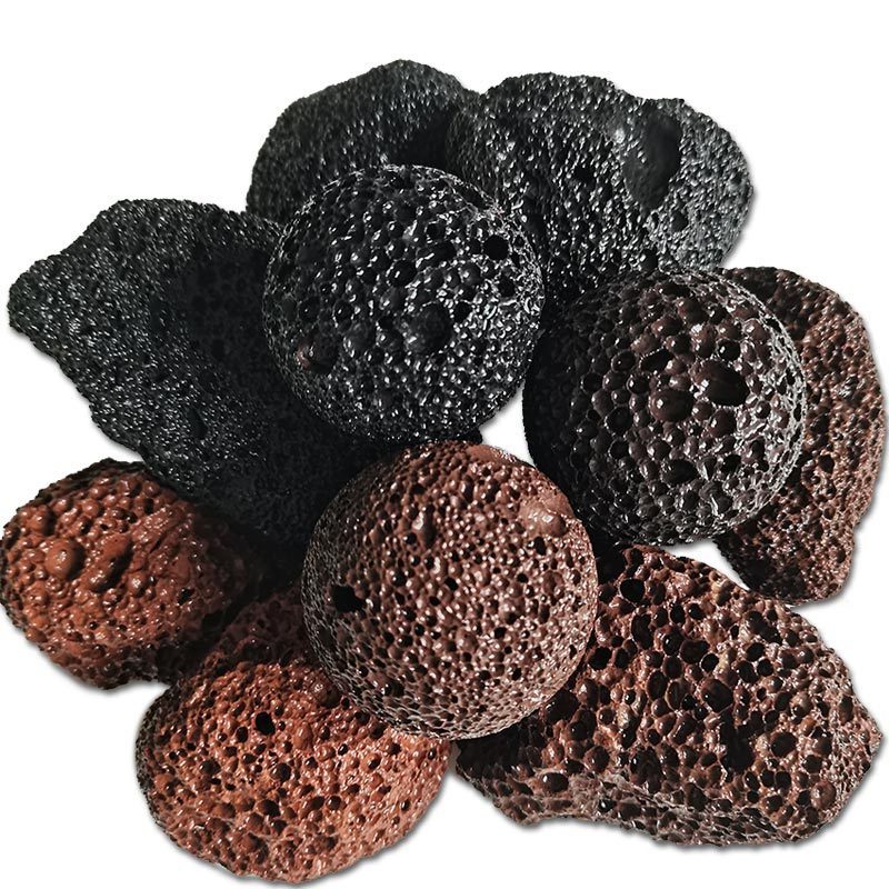 Good explosion-proof volcanic stone for barbecue stove lava rock