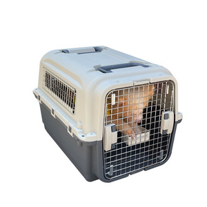 Designs Plastic Kennels Rolling Plastic Airline Approved Wire Door Travel Dog Crate