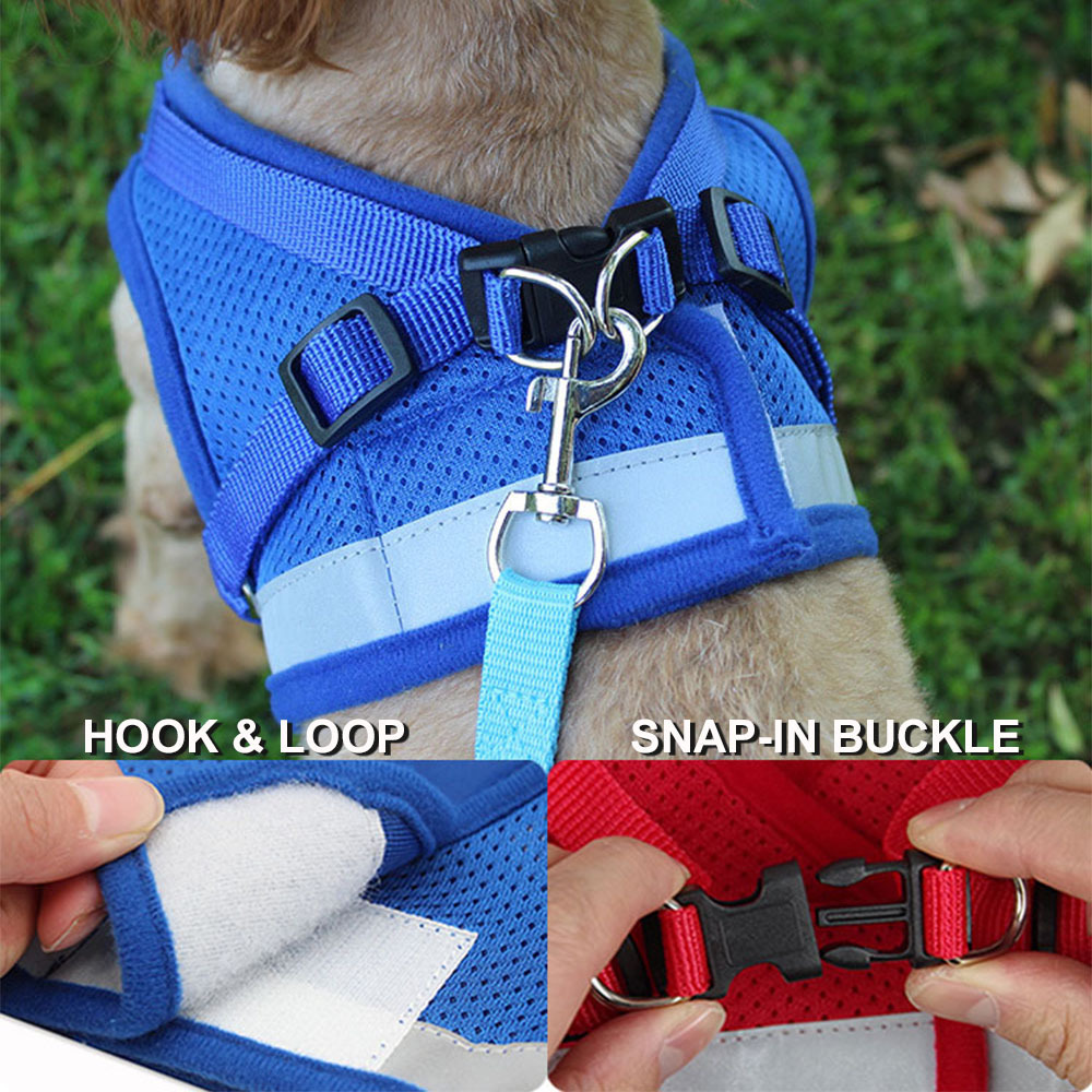 Pet Supplies High Quality Retractable Pet Dog Leash No Pull Harness Adjustable Cat Vest Backpack with Zinc Hook