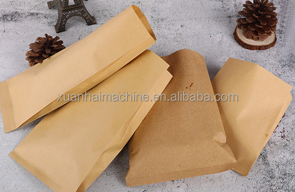 New V Bottom Food Paper Bag Making Machine For Small Business Recycled Paper Bag Making Machine