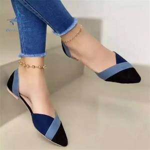 ladies flat shoes beautiful and cheap Large size pointed head casual shoes mujer ladies pumps doll shoes for women flat