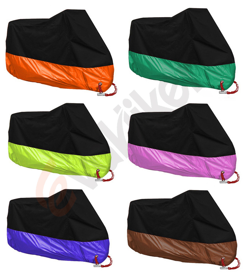 Hot Selling Motor Scooter Cover Universal Outdoor Uv Protector Season Waterproof Bike Rain Dustproof M-4XL Motorcycle Cover