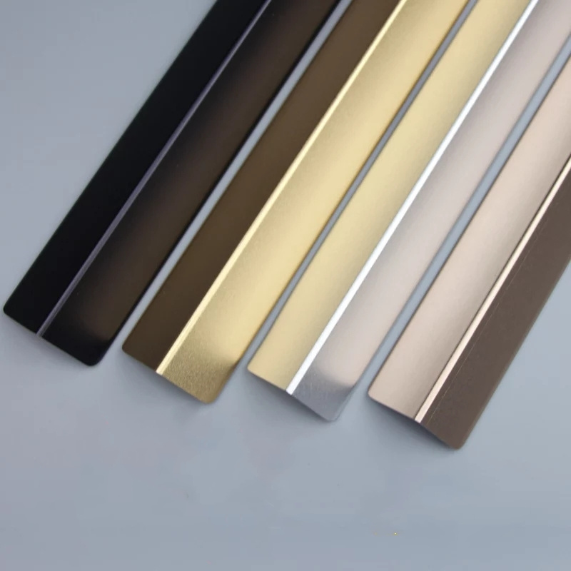 Factory 201 304 316 Stainless Steel L Shape Metal Profile Flexible Inside Corner Tile Trim