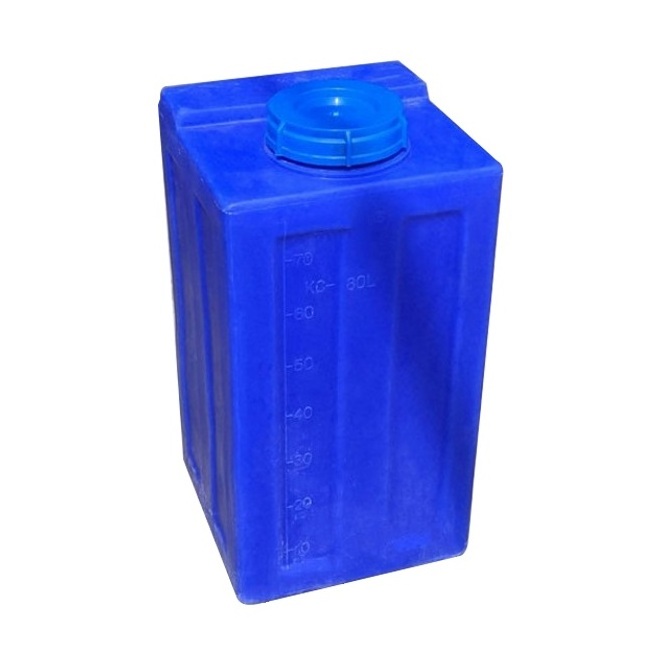 Wholesale plastic vertical chemical water tank 55 gallon flat bottom utility tank