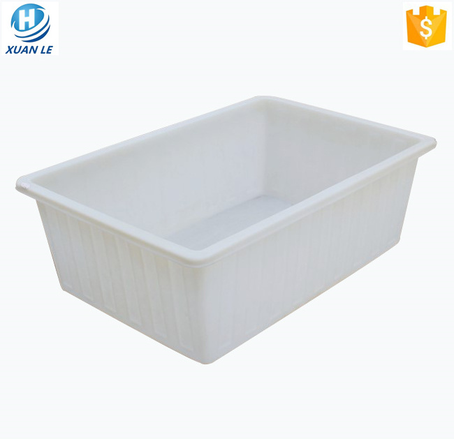 Commercial PE plastic hydroponics fish farm tank for aquaponics growing