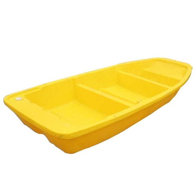 Rotomould 3.2m flat bottom small plastic river boat for fishing with paddle