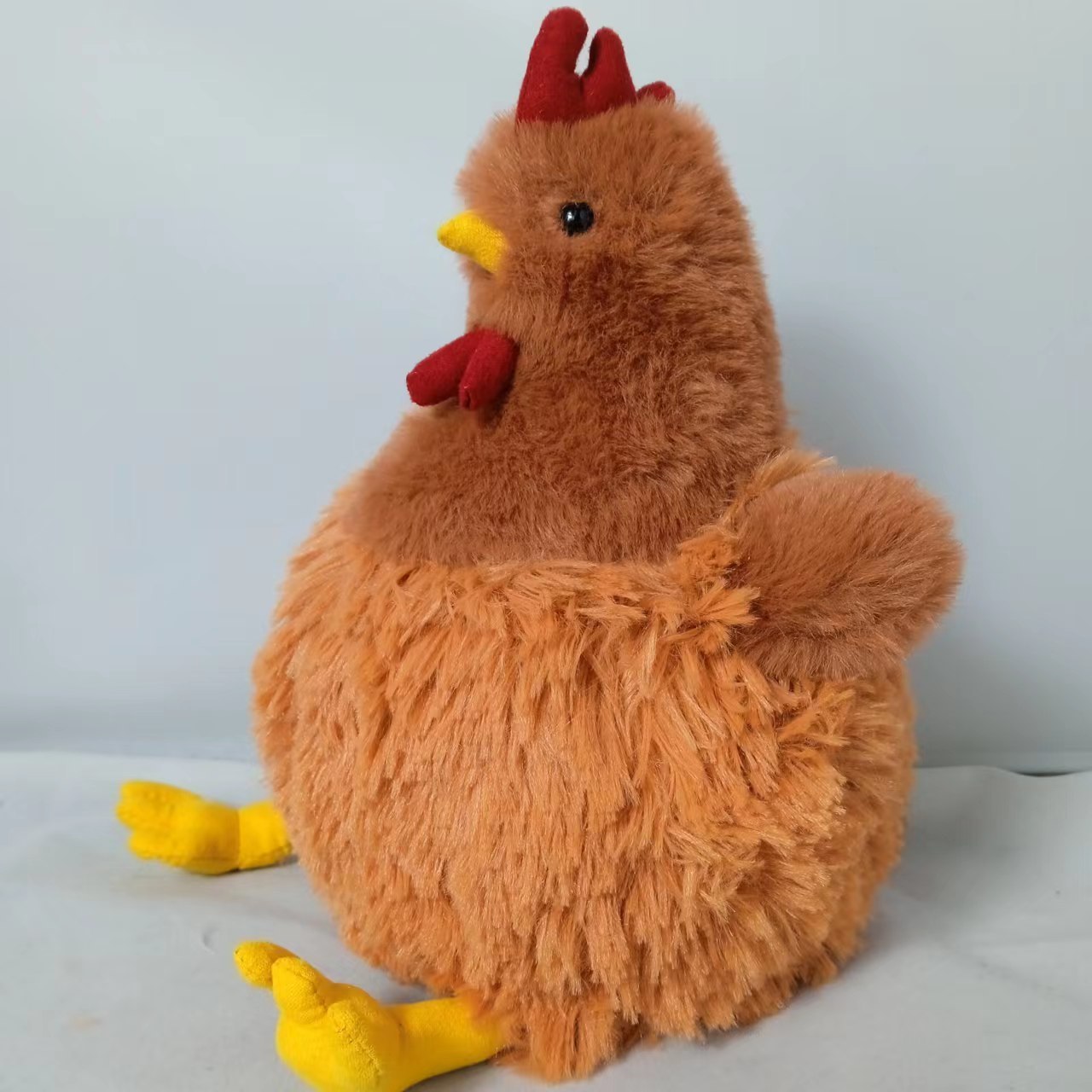 25CM Jellycated JI Rooster Plush Toy Simulated Throw Pillow Hot Sale Soft Stuffed Doll Decorations Chicken