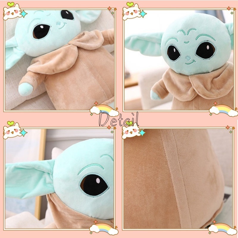 Hot Selling Star For Wars Grogu The For Mandalorian Master Yoda Plush Toy Baby Skin Soft Mascot Soft Stuffed Doll