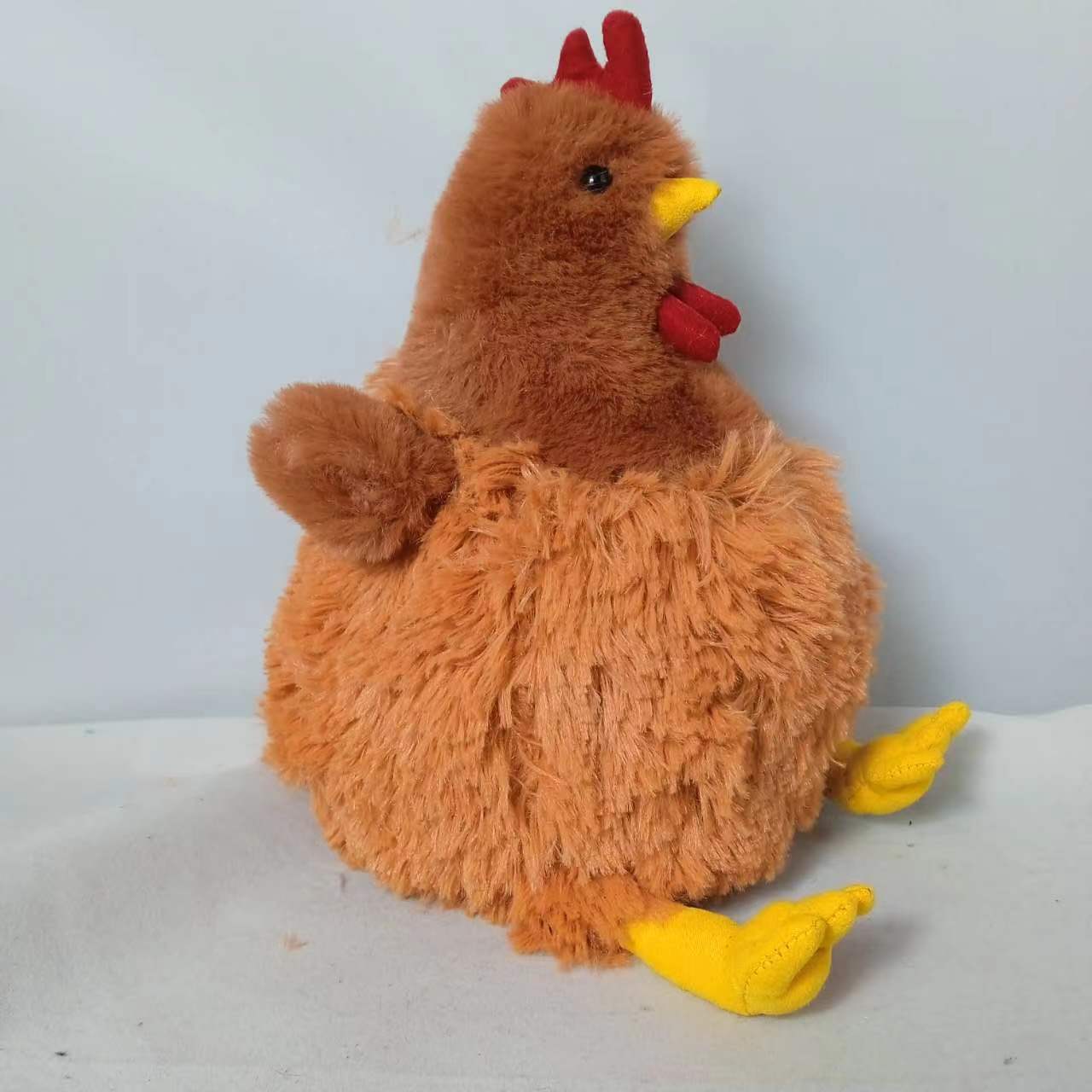 25CM Jellycated JI Rooster Plush Toy Simulated Throw Pillow Hot Sale Soft Stuffed Doll Decorations Chicken