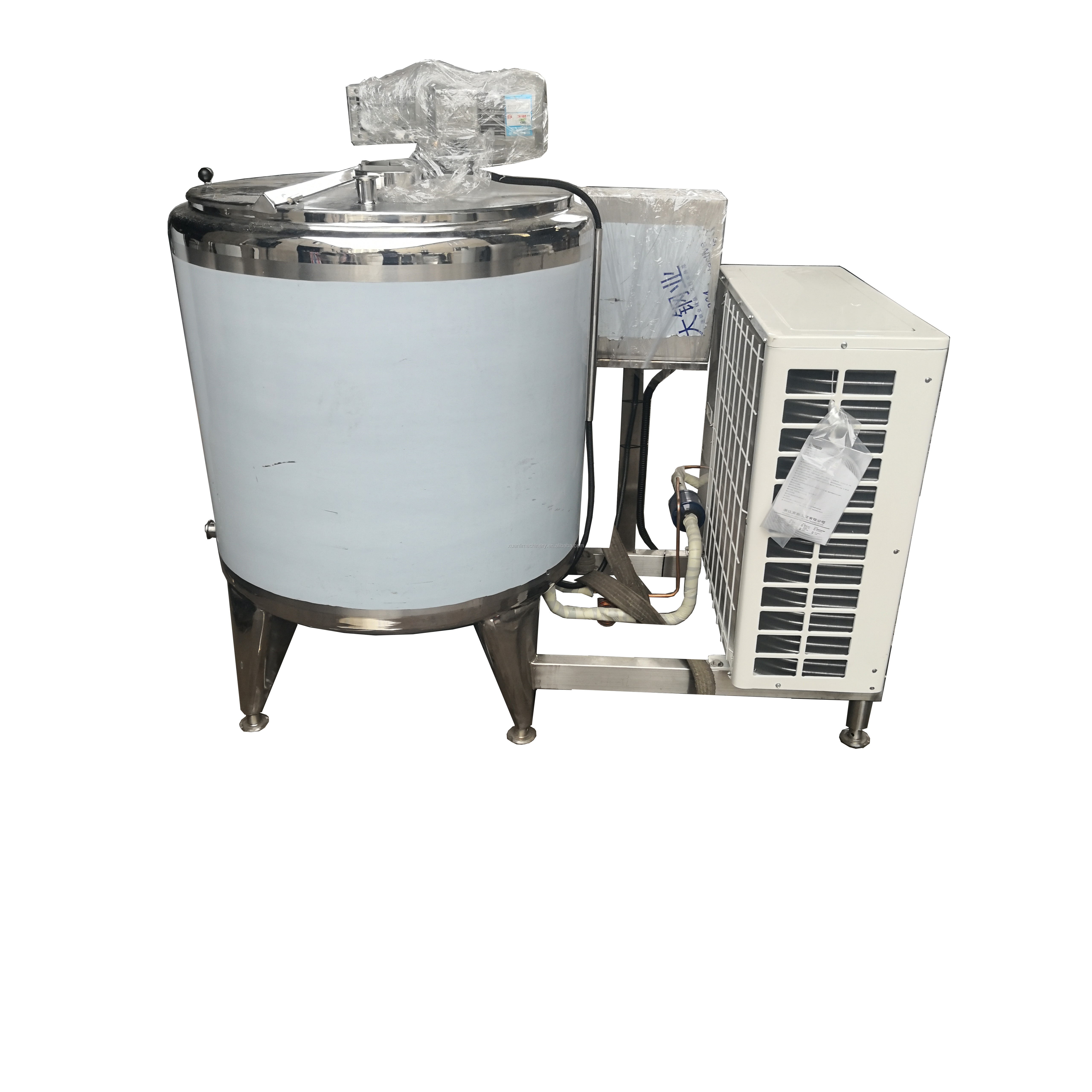 Automatic 500L Milk Cooling Tanks/Milk Processing Plant/Milk Chilling Machine