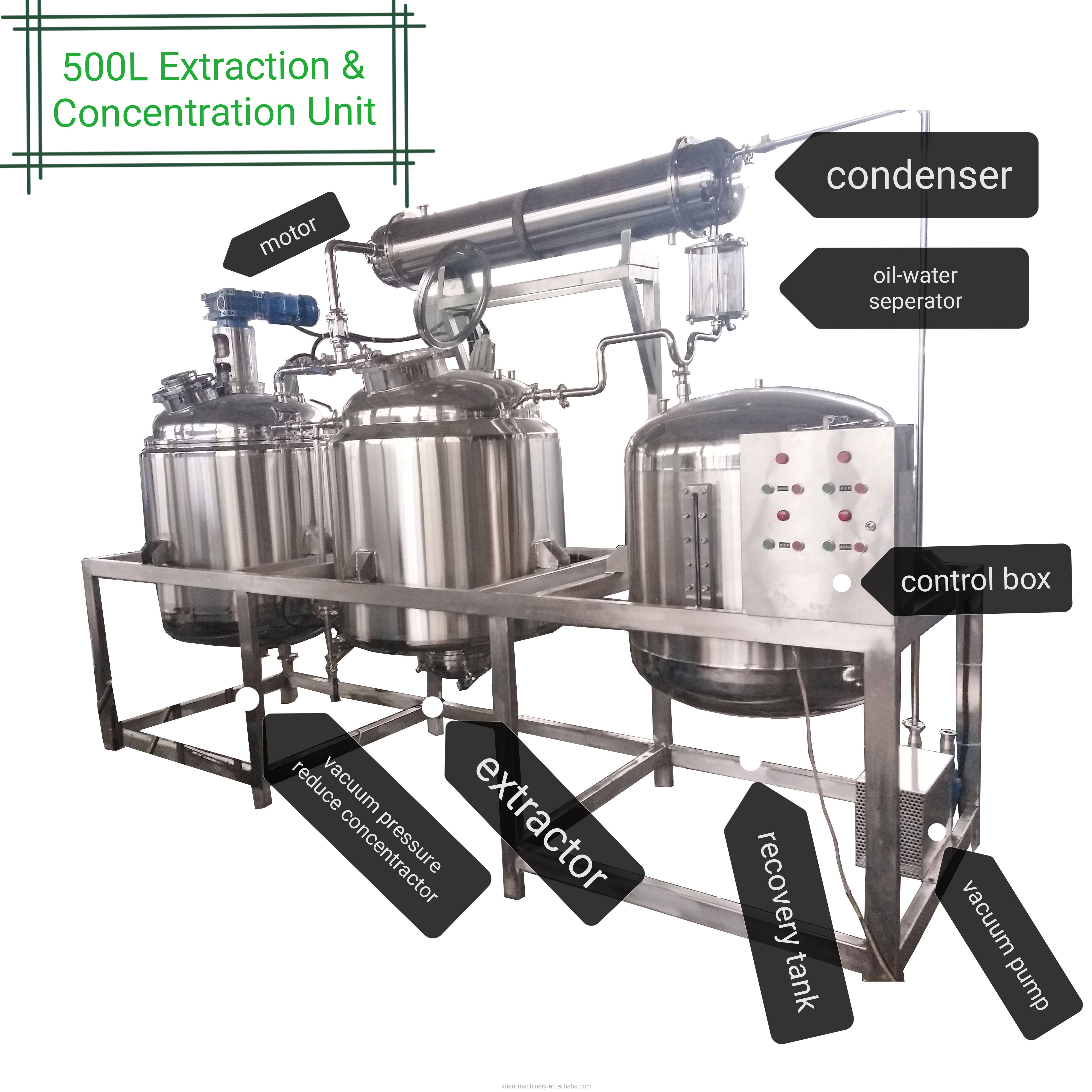 High Efficient Mini Small Herbal Extraction Concentration Equipment Machine, ultrasonic extraction machine