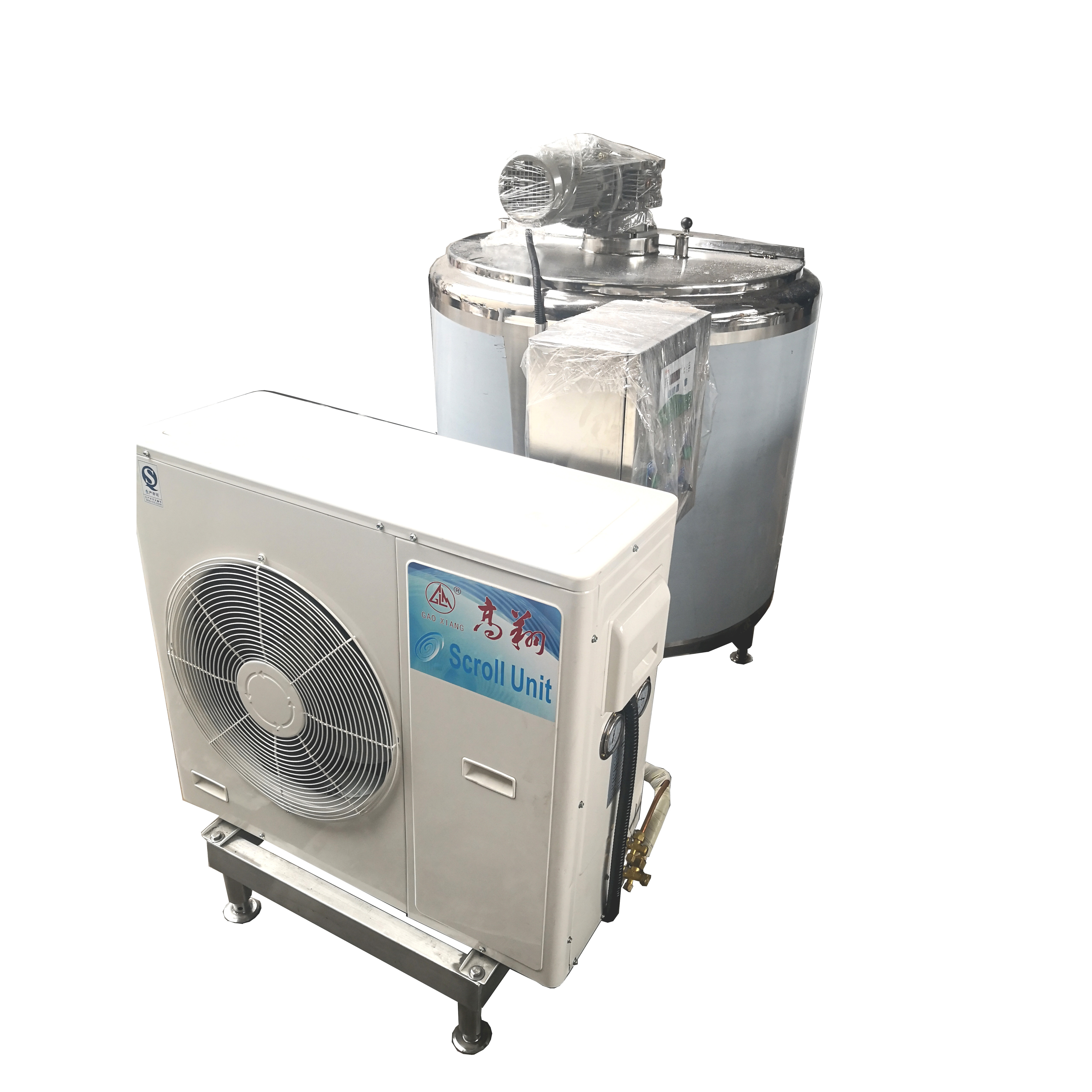 Automatic 500L Milk Cooling Tanks/Milk Processing Plant/Milk Chilling Machine