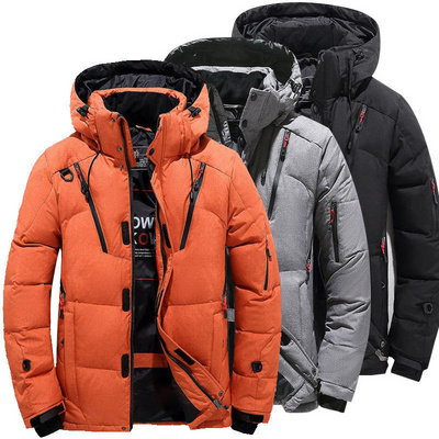 Wholesale Fashion Black Winter Clothing Designer Coats Custom Soft Waterproof Outdoor Plus Size Bubble Men's Down Puffer Jacket