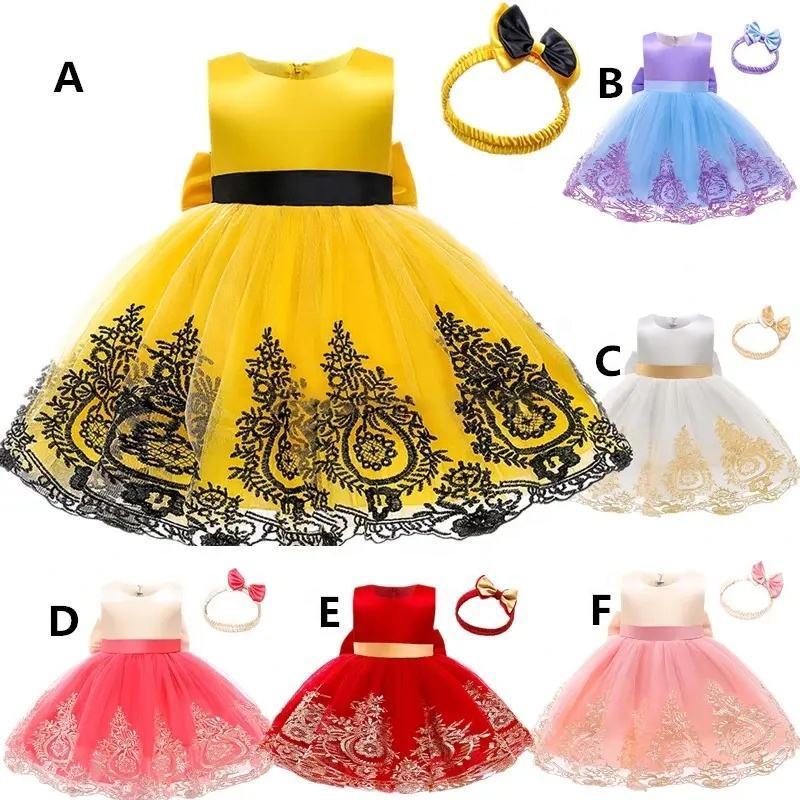 Chinese factory baby Christmas dress children's Halloween Dresses girl Christmas princess skirt low price wholesale