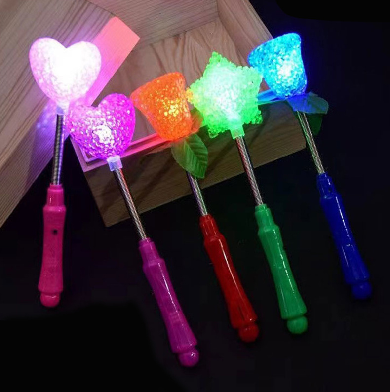 Wholesale Light Up Magic Rice Wand Great For Birthdays Princess Costume Led Toy Lovely Plastic Glowing Product Manufacture