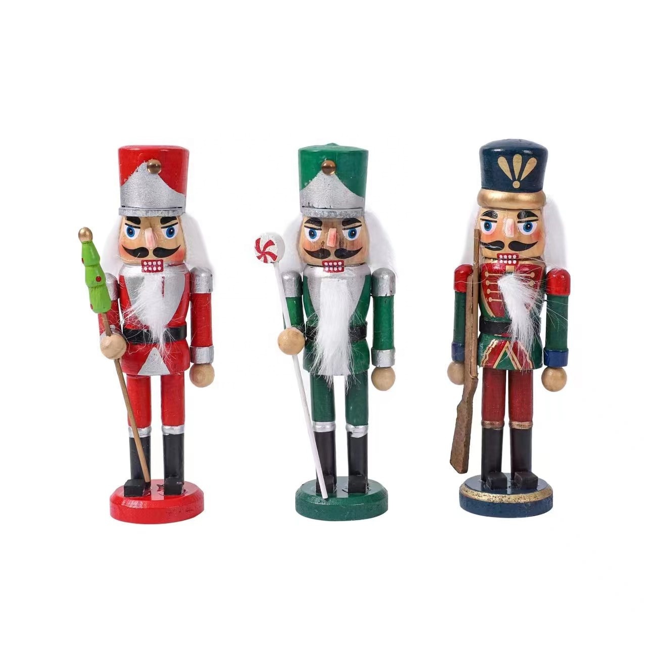 2022 new fashion interior decoration nutcracker doll collection Christmas wooden nutcracker