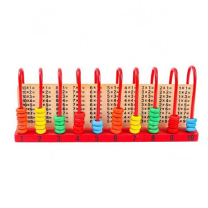 Hot sale series math toys wooden arithmetic frame math counting beads toy calculation frame