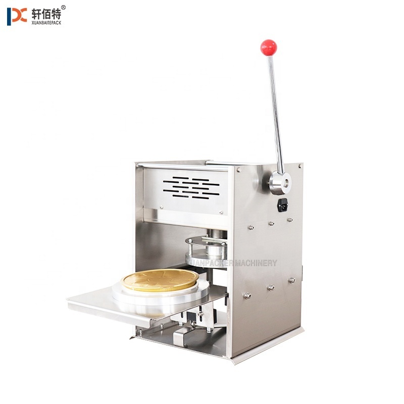 KIS-180 Aluminum Square and Round Foil Lid Food Container Sealing Machine