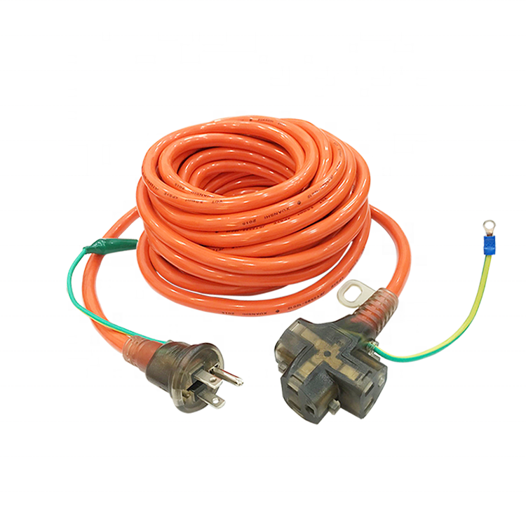 PSE Approval Japan 3pin VCT VCTF 3x1.25mm2 Extension Cord Plug and Socket