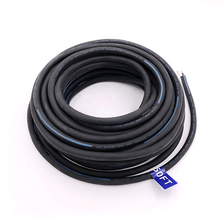 Cul/ul approved listed sjt rubber power cable