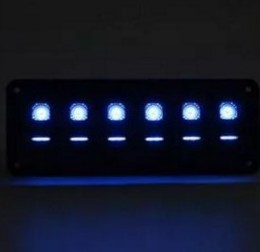 LED light rocker switch control panel switch 12 v,24 v panels automotive, marine switch panel