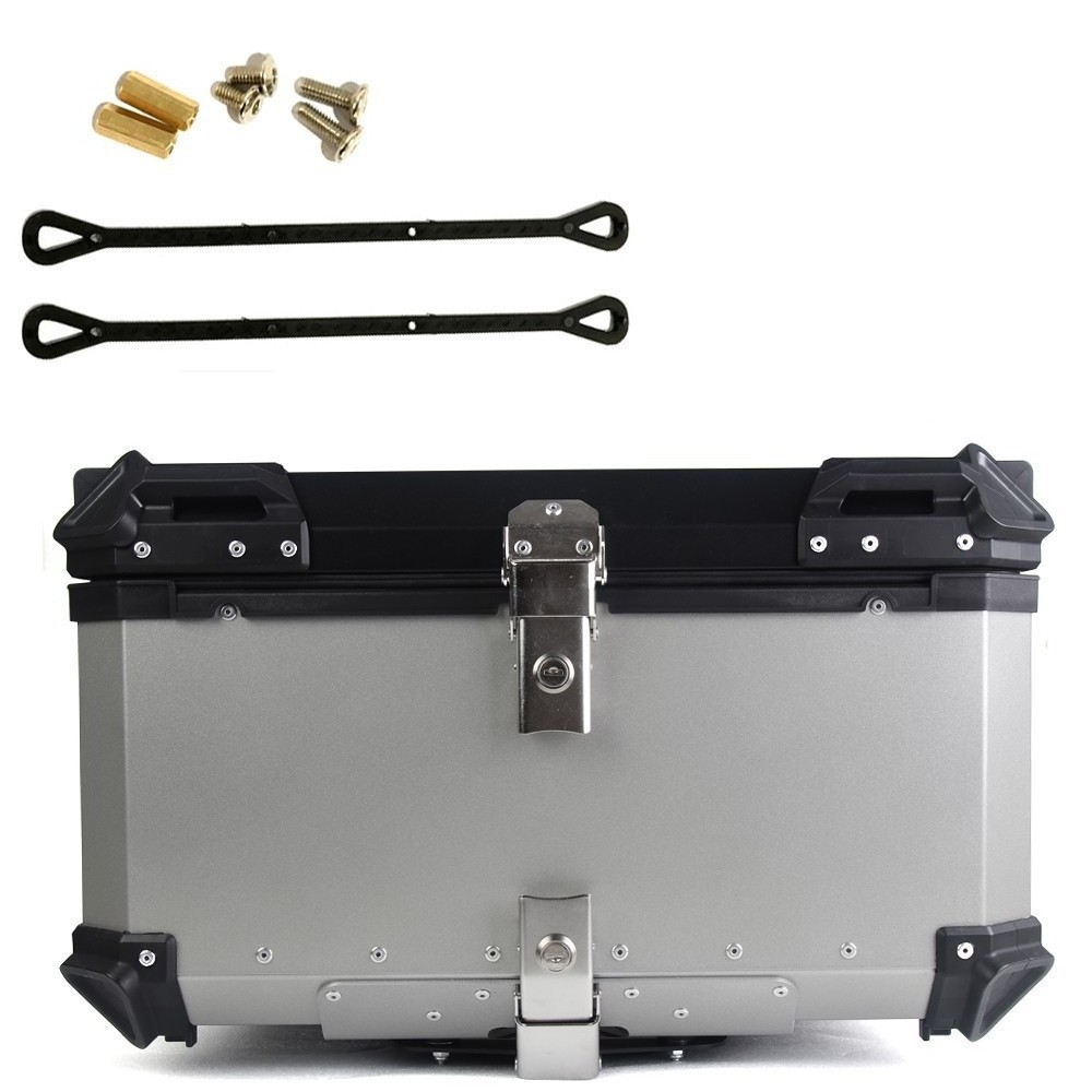 65L X DESIGN custom aluminum top case panniers food delivery box motorcycle tail box