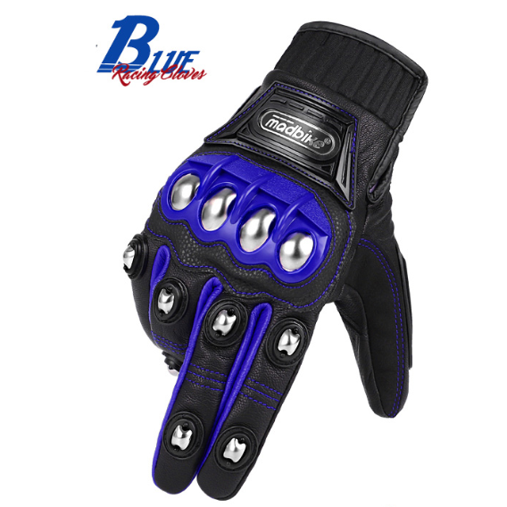 Motorcycle Riding Racing  Leather Full Finger Touch Screen Gloves Motorbike Motocross Gloves