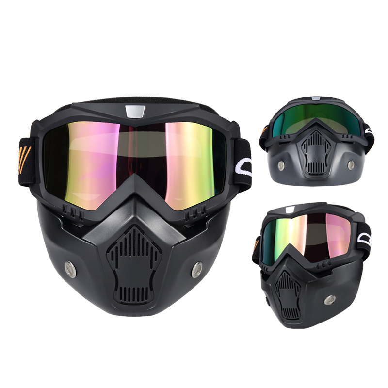 Ski Skate Motorcycle Goggle Motocross Goggles Helmet Glasses Windproof off Road Moto Cross Helmets Mask Goggles